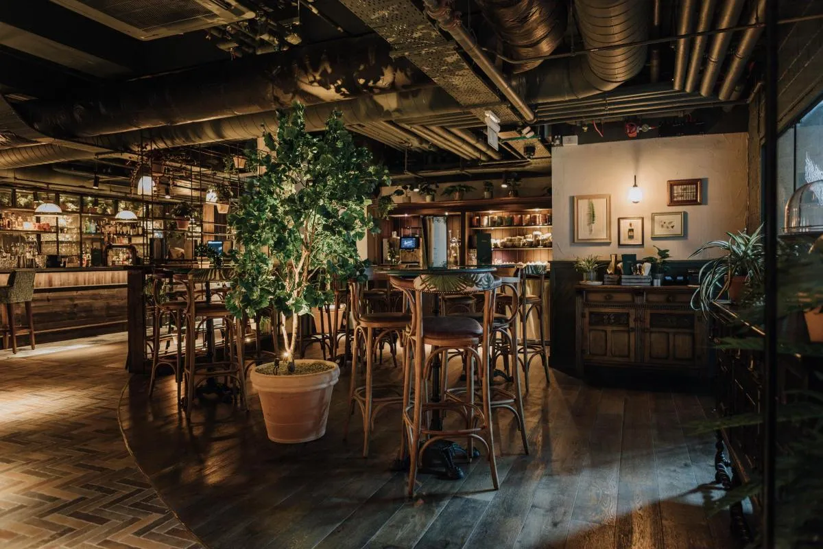 Botanical-themed interior at The Botanist Bournemouth